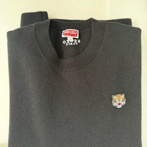 Kenzo Charcoal Crewneck Sweater for Men